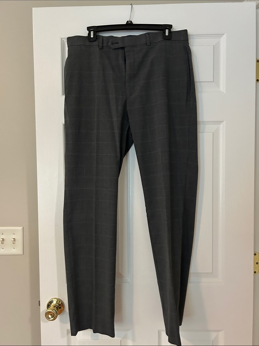 Lauren Ralph Lauren Men's Charcoal Gray 34W/32L Dress Pants